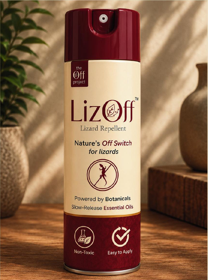 LizOff lizard repellent aerosol spray can